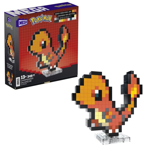 Mattel Pokémon Mega Pixel art - Charmander