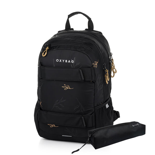 Oxybag Študentský batoh + etue OXY Sport Flowers