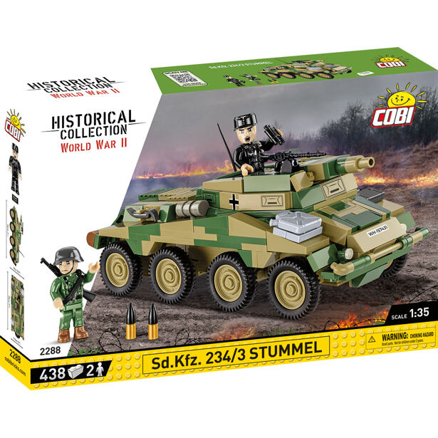Cobi Obrnené vozidlo II WW Sd. Kfz 234/3 Stummel, 1:35