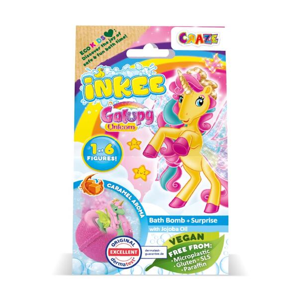 INKEE Kúpeľová bomba s prekvapením Galupy Unicorn