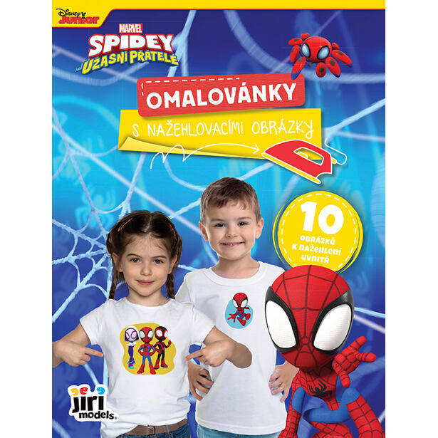 Jiri Models Omaľovánky s nažehľovacími obrázkami Spidey
