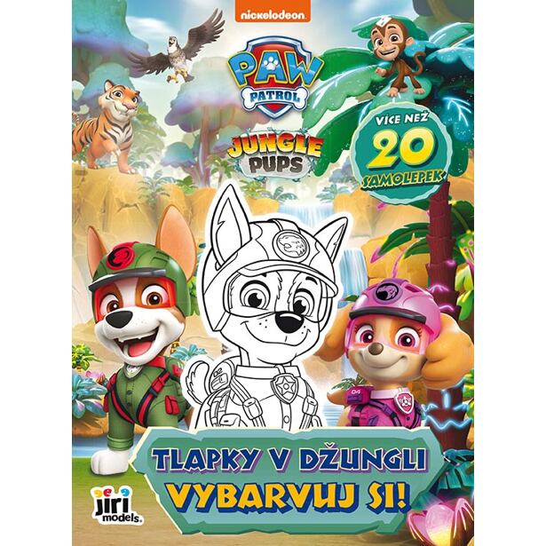 Jiri Models Vyfarbuj si! Tlapková patrola Tlapky v džungli