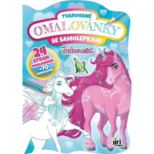 Jiri Models Tvarované omaľovánky Jednorožce