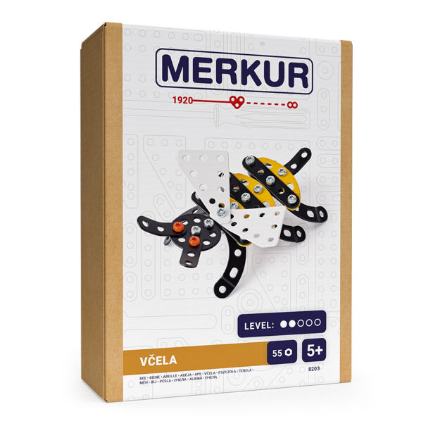 Merkur Chrobáčiky - Včela, 55 dielikov