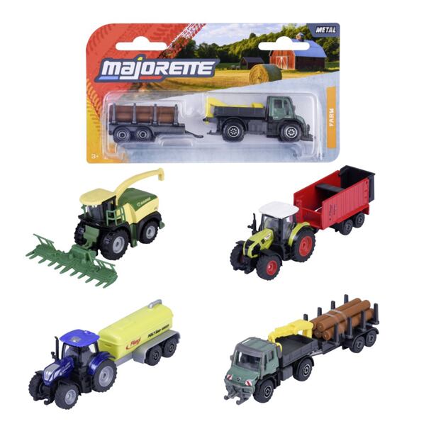 Majorette Farmárske vozidlo kovové, 5 druhov