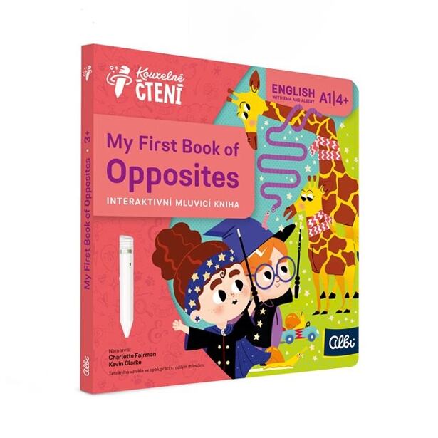 Albi Kúzelné čítanie Kniha My First English 2 - Opposites CZ