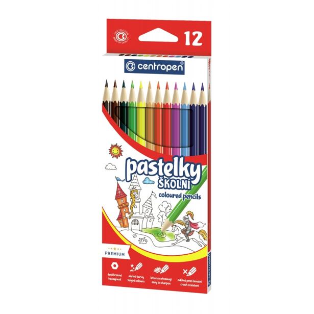 Centropen Pastelky 12 farieb