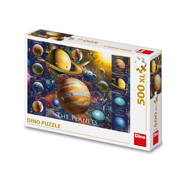 Dino Acht Planeten Puzzle 500 XL Teile