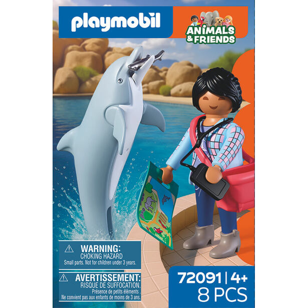 Playmobil Delfín a návštevníčka