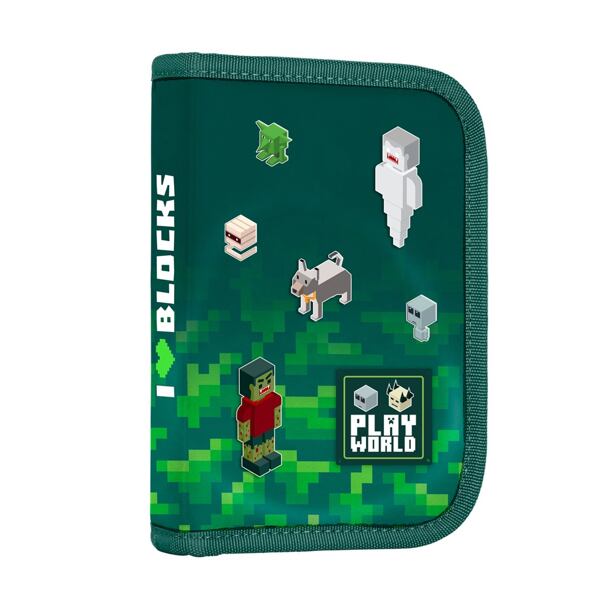 Oxybag Penál 1 patrový, 2 chlopně, prázdný Playworld