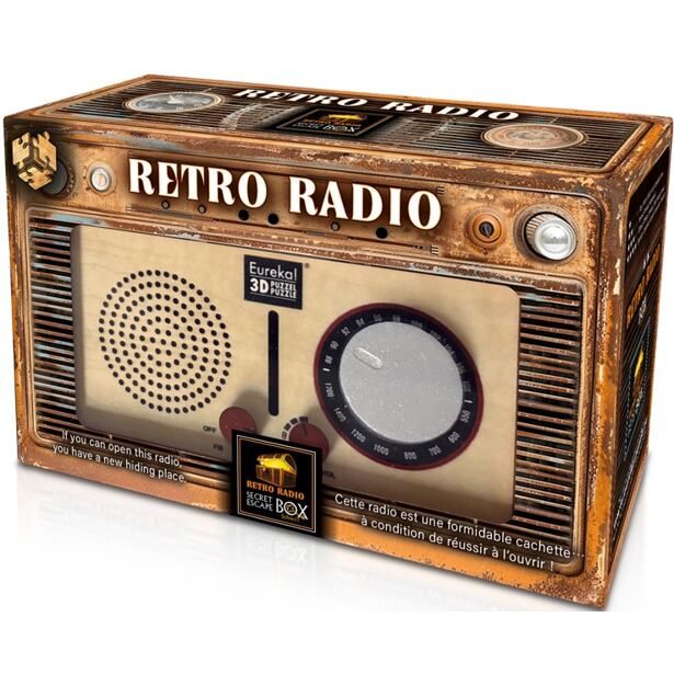 Albi Hlavolam Huzzle Secret box - Retro rádio