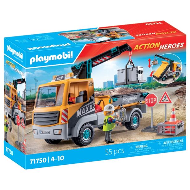 Playmobil Nákladné auto so žeriavom