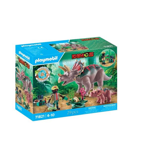 Playmobil Triceratops s mláďaťom
