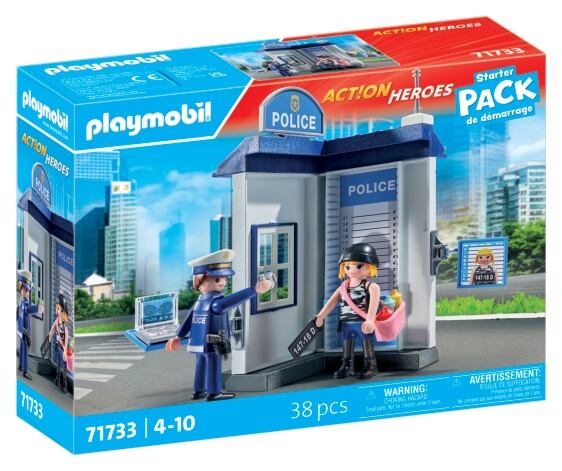 Playmobil Starter Pack Policajná služobňa