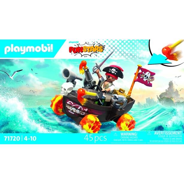 Playmobil Závoďák Pirátsky čln
