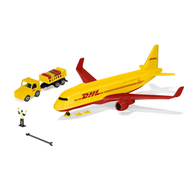 SIKU Super - DHL nákladné lietadlo s príslušenstvom