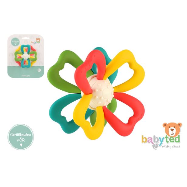 Babyted Točiačik kvietok silikón/plast