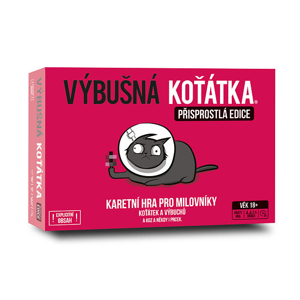 Asmodee Výbušné mačiatka: Prisprostlá edícia CZ
