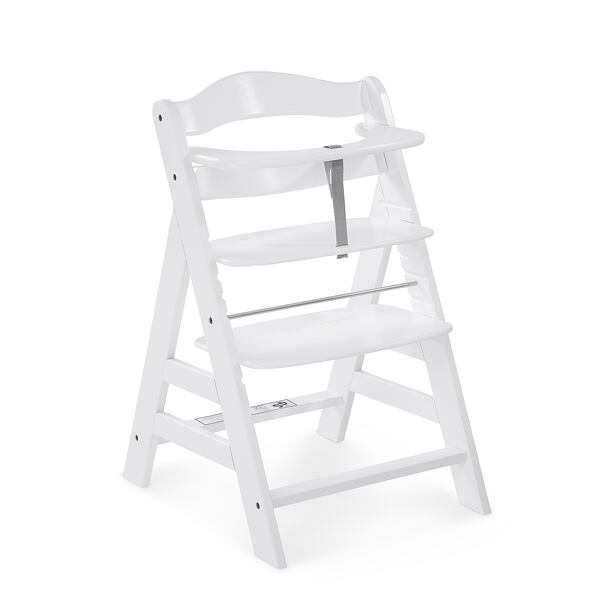 Scaun din lemn Hauck Alpha+, alb