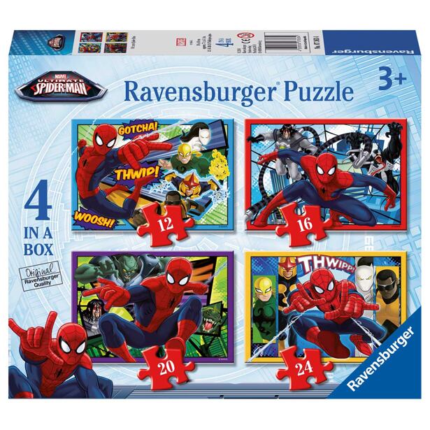 Ravensburger Disney Spider-man Puzzle 12/16/20/24 dílků