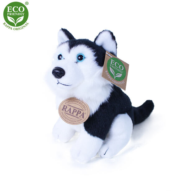 Plyšový pes husky 16 cm ECO-FRIENDLY