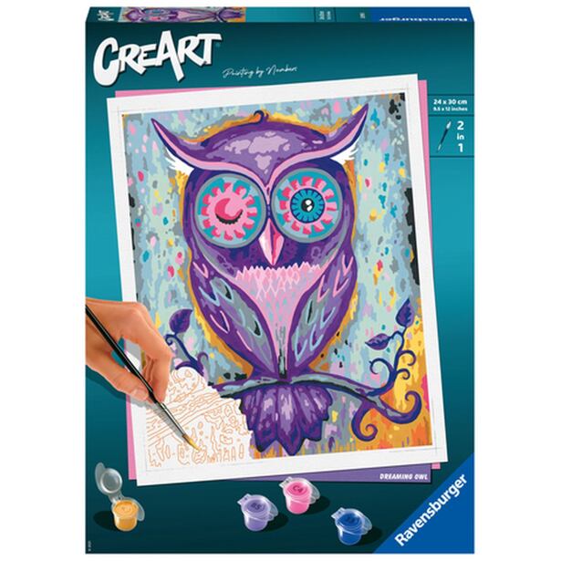 Ravensburger CreArt Spiaca sova