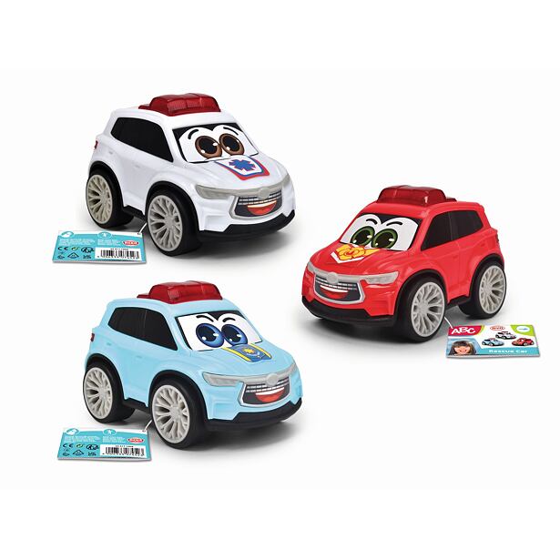 Dickie ABC Autíčko Rescue Car, 9cm, 3 druhy