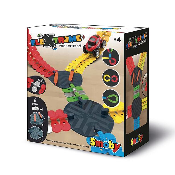 SMOBY Flextreme sada križovatka a výhybka