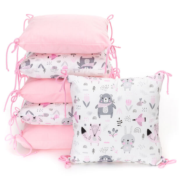 T-TOMI Polštářkový mantinel pink Bears