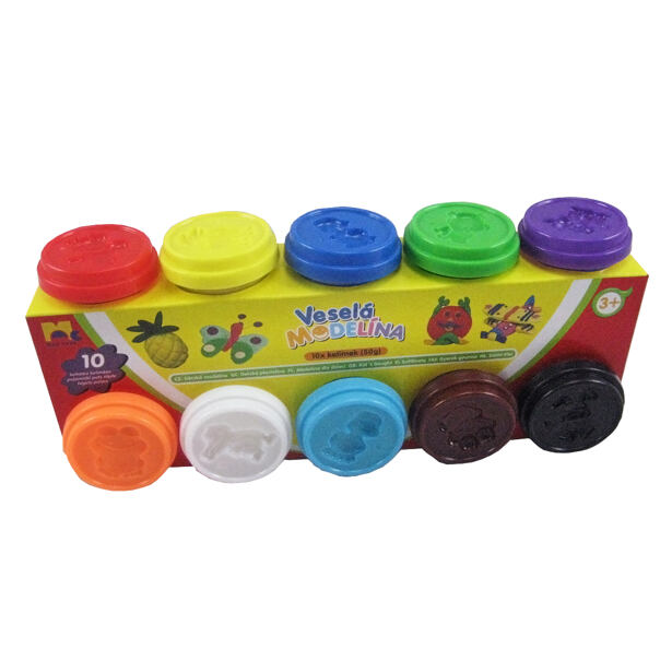 MODELO Modelliermasse 10 x 50 g, verschiedene Farben