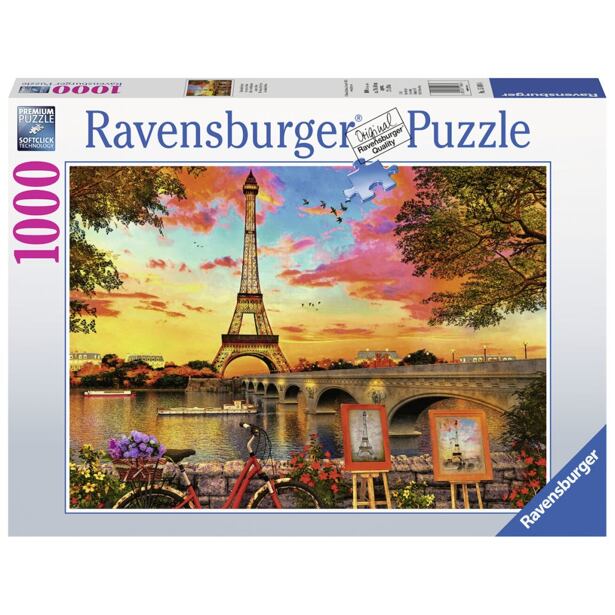 Ravensburger Na brehu Seiny Puzzle 1000 dielikov