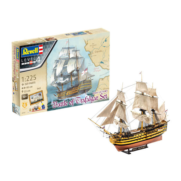 Revell Gift-Set loď 05767 - "Battle of Trafalgar" (1:225)