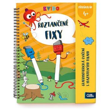 Kvído Mazateľné zošity aktivít - Grafomotorické cvičenia s mazateľnými fixkami 4+