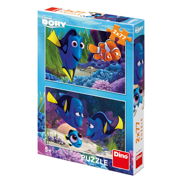 Dino Walt Disney Dory sa našla Puzzle 2x77 dielikov