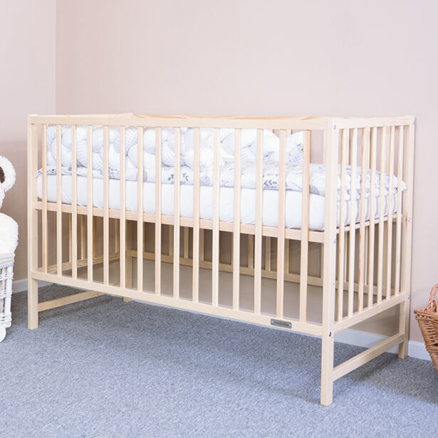 Detská postieľka New Baby BASIC prírodná