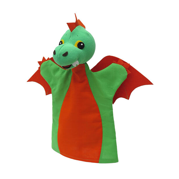 Moravská ústredňa maňuška drak oranžový 28 cm