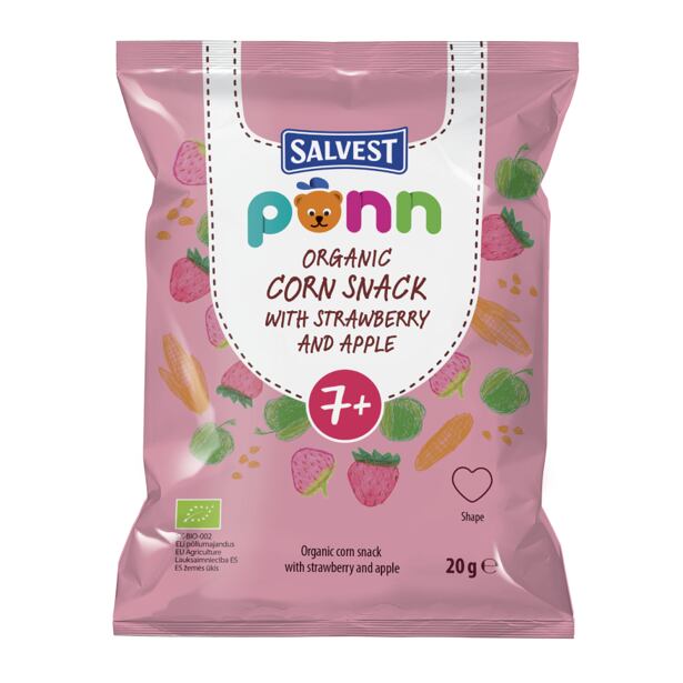 SALVEST Ponn BIO Jahodové chrumky (20 g)