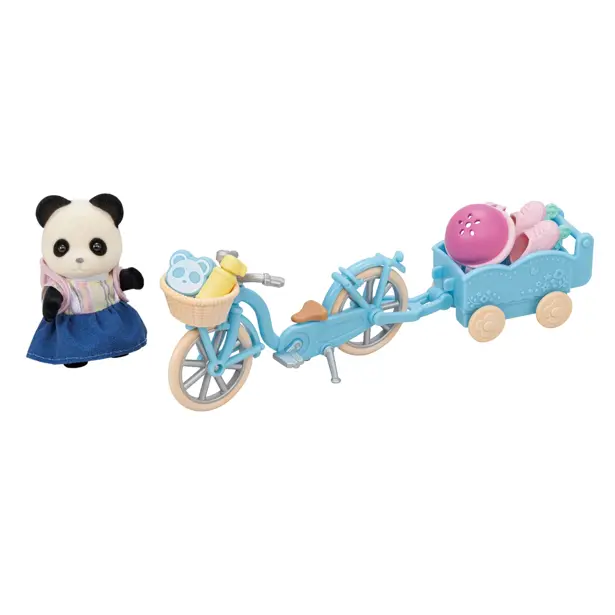 Sylvanian Families Panda a cyklo-bruslařský set