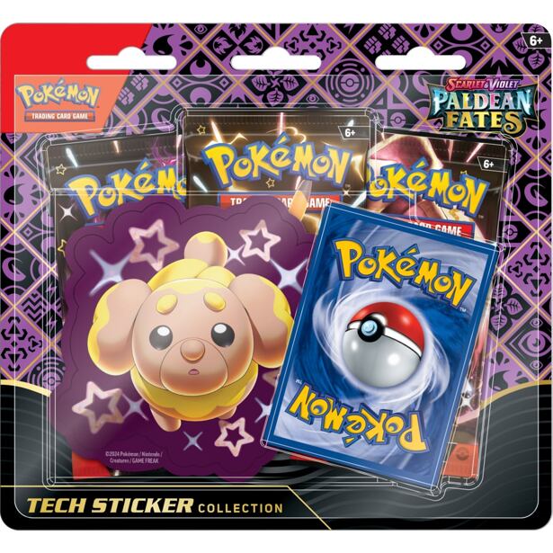 Pokémon TCG: SV4.5 Paldean Fates - Tech Sticker Collection