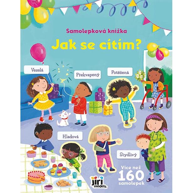 Jiri Models Samolepková knižka Ako sa cítim
