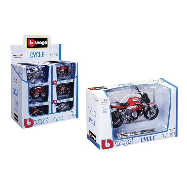 Bburago 1:18 Motocykel, viac druhov