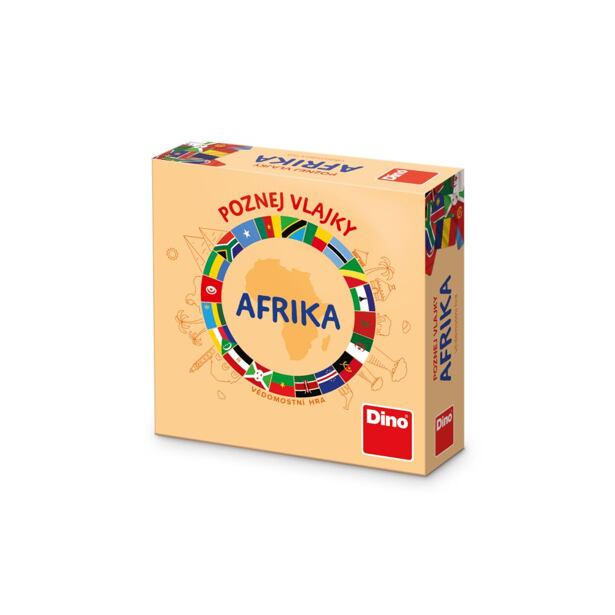 Dino Poznaj vlajky Afrika Cestovná hra CZ