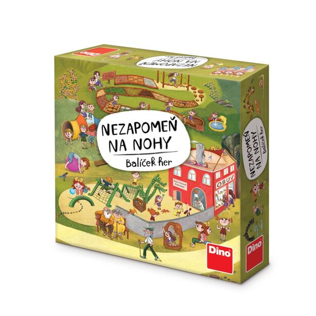 Dino Nezabudni na nohy Rodinná hra CZ