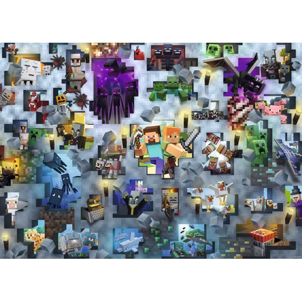 Ravensburger Challenge Puzzle: Minecraft 1000 dielikov