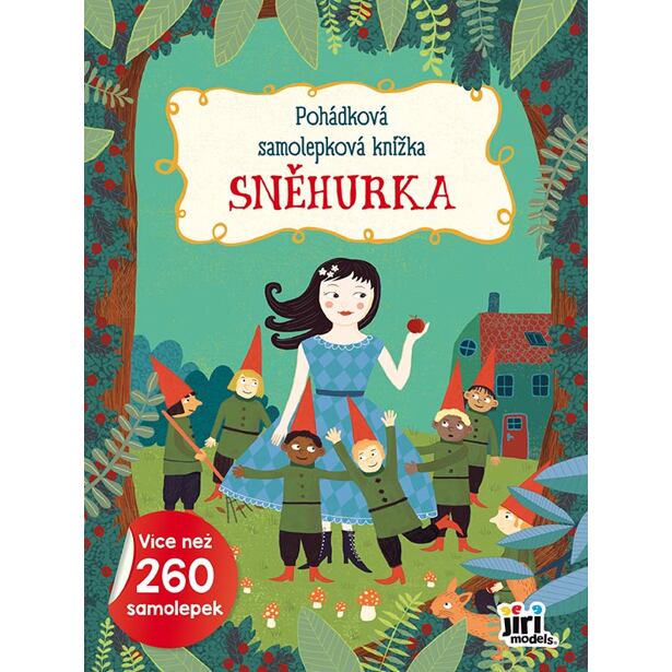 Jiri Models Rozprávková samolepková knižka Snehulienka