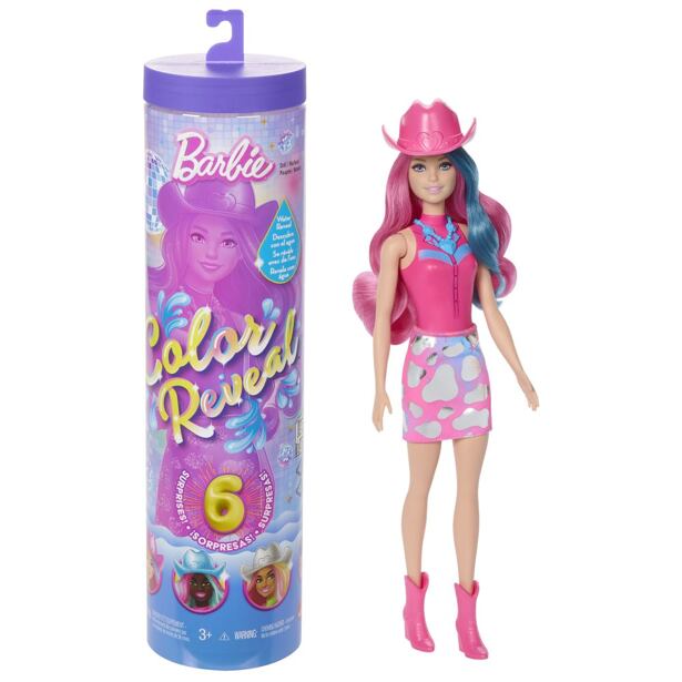 Mattel Barbie Color Reveal Barbie disco hviezda, viac druhov