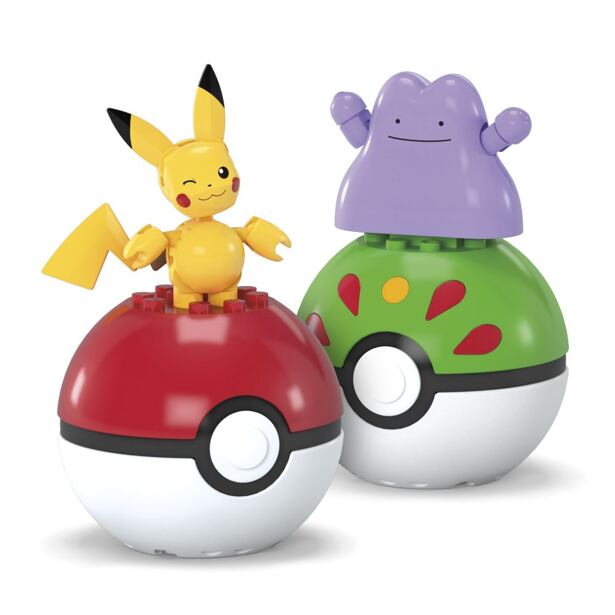 MEGA Pokémon pokéball - PIKACHU & DITTO