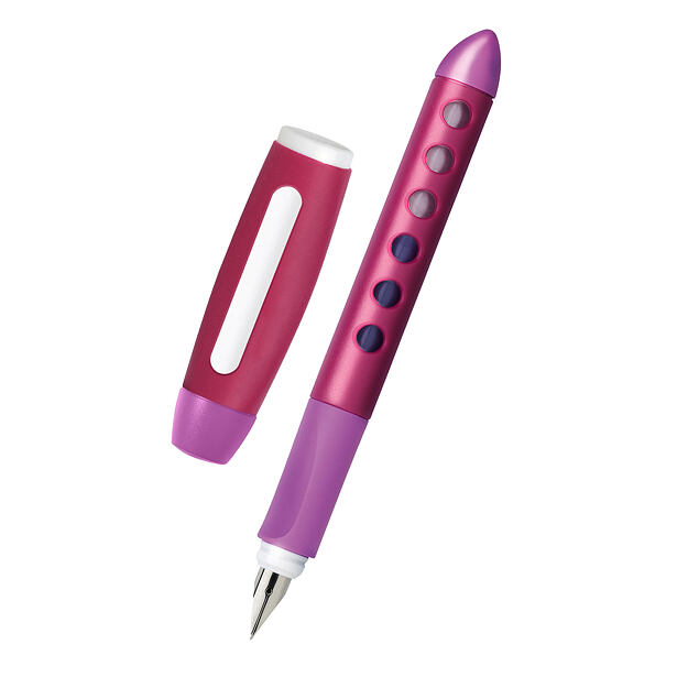 FABER-CASTELL Bombičkové pero Scribolino pre pravákov malinové