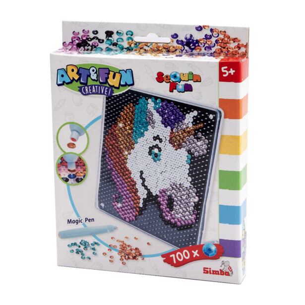 Simba Art&Fun Obrázek z flitrů Jednorožec