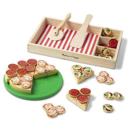 Melissa & Doug Dřevěná pizza